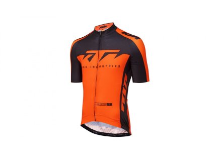 Cyklistický dres KTM Factory Team shortsleeve (Barva Oranžová, Velikost M)