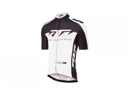 Cyklistický dres KTM Factory Team shortsleeve (Barva Bílá, Velikost M)