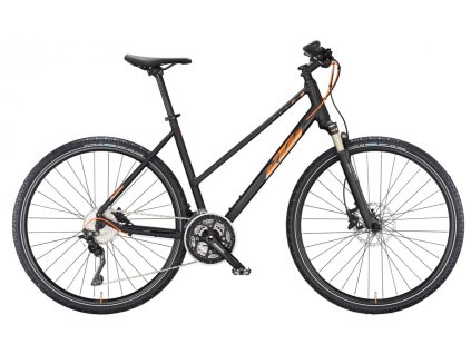 Dámské krosové kolo KTM X-LIFE 1964 CROSS 28" 2024 (Barva Černá, Velikost M (170-177 cm))