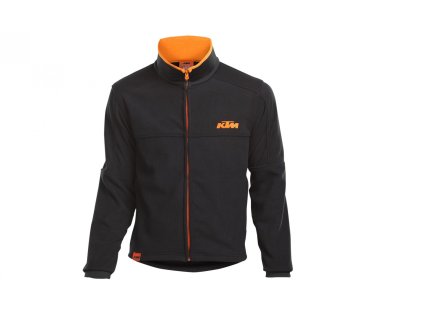 Fleecová bunda/mikina KTM Factory Team Work Jacket (Barva Černá, Velikost S)