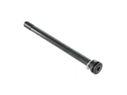 17537 predni pevna osa ktm prime axle m12x1 5 123 5mm cerna 100 mm