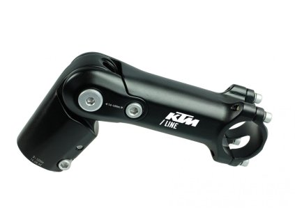 Stavitelný představec KTM Up+ (Barva Černá, Velikost 110 mm)