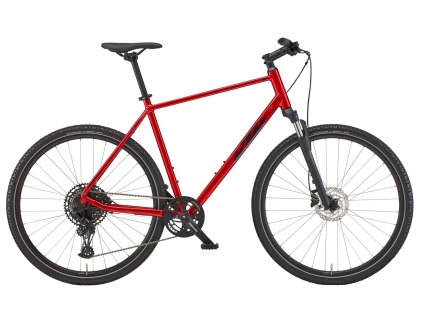 Dámské krosové kolo KTM X-LIFE CROSS 28" 2023 (Barva Červená, Velikost rámu XS)
