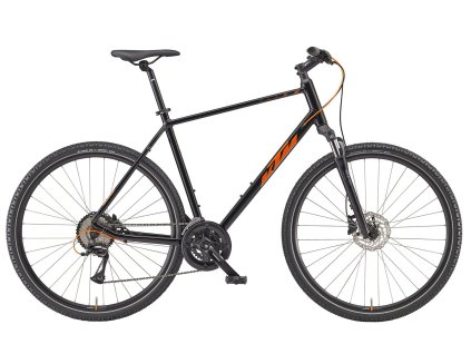 Dámské krosové kolo KTM X-LIFE TRACK 28" 2024 (Barva Černá, Velikost rámu XS)