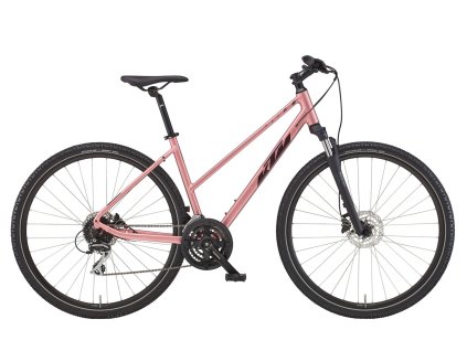 Dámské krosové kolo KTM X-LIFE TRACK 28" 2024 (Barva Růžová, Velikost rámu XS)