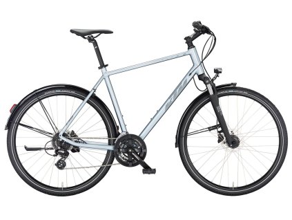 Dámské krosové kolo KTM X-LIFE TRACK STREET 28" 2024 (Barva Stříbrná, Velikost rámu XS)