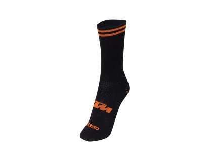 Ponožky KTM Factory Team Merino (Barva Černá, Velikost 36-39)