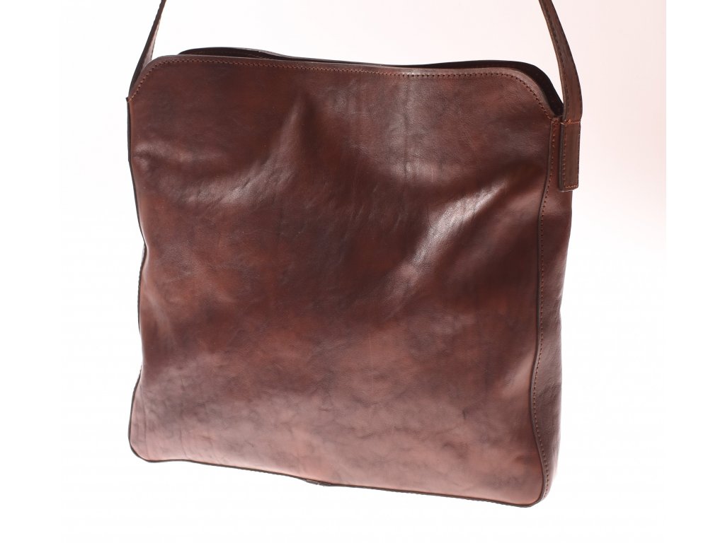 Velká dámská kožená kabelka přes rameno Lucka - 58832 | Kubát Kůže