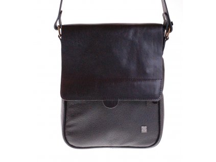černá kožená pánská brašna taška přes rameno na iPad 10" český výrobek Kubát 580114