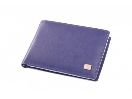 Pánská luxusní kožená modrá peněženka 7462662PL (2)