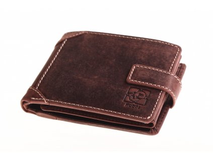 Pánská kožená peněženka hnědá 7504D32HUN (4)