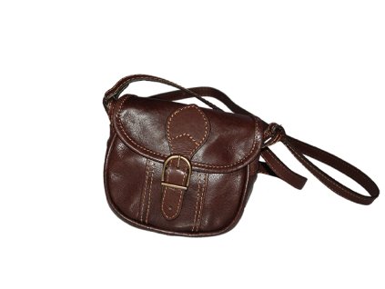 malá hnědá kožená kabelka dámská crossbody český výrobek Kubát 10121