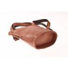 malá rezavohnědá kožená kabelka český výrobek 14554 (5)