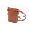 malá rezavohnědá kožená kabelka český výrobek 14554
