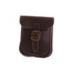 Kožená ručně vyrobená kapsa na opasek KUBÁT |hnědá| 30432
