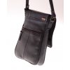 černá kožená pánská brašna taška přes rameno na iPad 10" český výrobek Kubát 580114