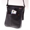 černá kožená pánská brašna taška přes rameno na iPad 10" český výrobek Kubát 580114