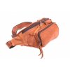 Kožená ručně vyrobená ledvinka KUBÁT |rezavá| 31043 C