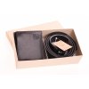 Dárková sada kožené peněženky a opasku pro muže S742312