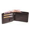 Pánská kožená peněženka černá 7504D12HUN (11)