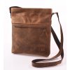 hnědá kožená pánská dámská taška přes rameno Helimann český výrobek Kubát 567335