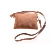 malá kožená hnědá kabelka psaníčko Viky 5200335HUN