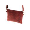 Kožená ručně vyrobená malá kabelka KUBÁT psaníčko Viky | červená | 520062HUN
