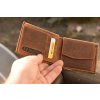 pánská kožená malá hnědá peněženka 7459HUN42 (14)