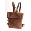 Dámský hnědý kožený batoh Irča 221335