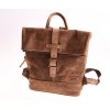 Dámský kožený ručně vyrobený batoh KUBÁT Irča | hnědý | 222335