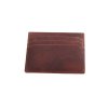 kožené ručně vyrobené pouzdro na karty Kubát Kartovník hnědý 760142 chesnut (4)