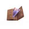 DámskáPánská mini kožená ručně vyrobená peněženka KUBÁT Mia hnědá 7140442 hun (8)