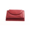 DámskáPánská mini kožená ručně vyrobená peněženka KUBÁT Mia červená 7140462