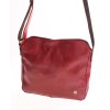 Dámská kožená ručně vyrobená kabelka KUBÁT přes rameno Lucinka červená 58962