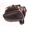 Kožený ručně vyrobený batoh KUBÁT Honza černý hnědý 204311 (7)