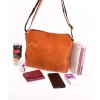 Dámská kožená ručně vyrobená kabelka KUBÁT přes rameno Lucinka rezavá 58952 (6)