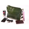 Dámská kožená ručně vyrobená kabelka KUBÁT přes rameno Lucinka zelená 58982 (7)