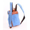 Kožený ručně vyrobený batoh KUBÁT Tolar 7l modrý 214663t (5)