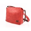 Dámská kožená ručně vyrobená kabelka KUBÁT přes rameno Cinka červená 59162hun (7)