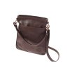 Dámská kožená ručně vyrobená kabelka KUBÁT Amálka |tmavě hnědá| 57624