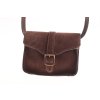 Dámská Kožená ručně vyrobená kabelka KUBÁT Ája tmavě hnědá 107332 (5)