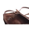 Dámská Kožená ručně vyrobená kabelka KUBÁT Ája tmavě hnědá 107332 (3)