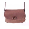 malá hnědá kožená kabelka dámská crossbody český výrobek Kubát 112332 (7)