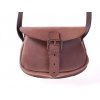 malá hnědá kožená kabelka dámská crossbody český výrobek Kubát 112332