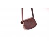 malá hnědá kožená kabelka dámská crossbody český výrobek Kubát 112332 (4)