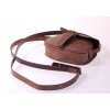 malá hnědá kožená kabelka dámská crossbody český výrobek Kubát 112332 (5)