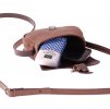 malá hnědá kožená kabelka dámská crossbody český výrobek Kubát 112332 (6)