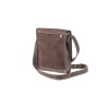 malá hnědá kožená taška kabela přes rameno Mošna český výrobek Kubát 197332