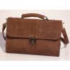 pánská hnědá kožená kvalitní aktovka český výrobek Kubát 185332