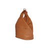 malý dámský rezavohnědý kožený vak Gábina kabelka přes rameno český výrobek Kubát 20951